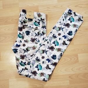 CLUB MONACO NWT butterfly/floral corduroy pants